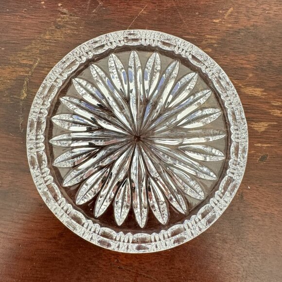 Althea Cut Gorham Crystal Coaster - Picture 2 of 6